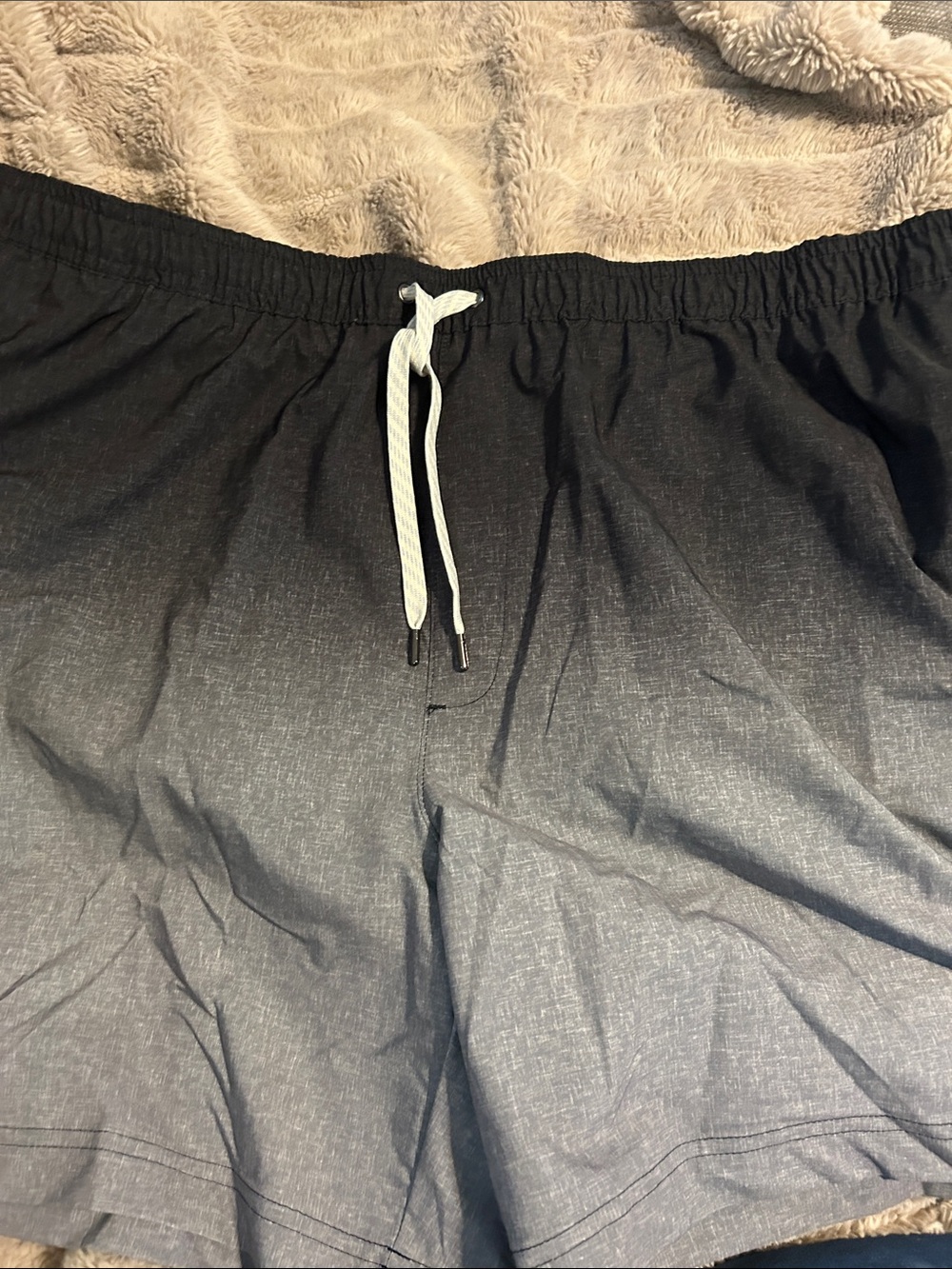 Sonoma Men's Black Swim Shorts with White Drawstring